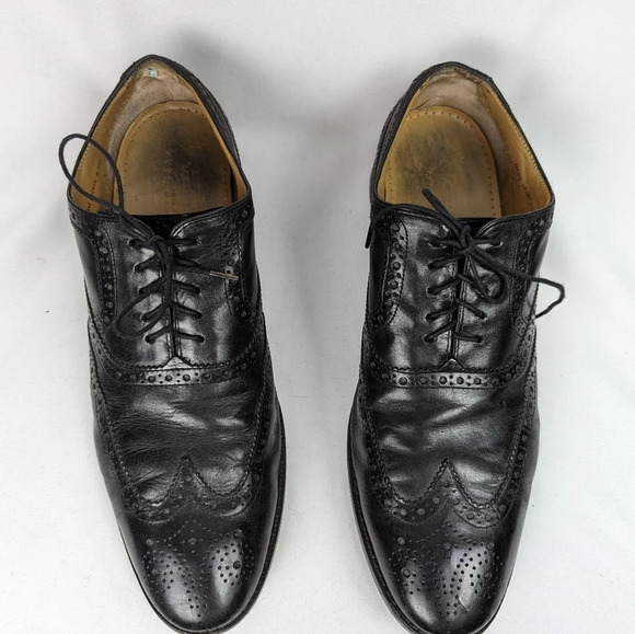 Cole Haan Grand Os 10.5M Modern Classics Wingtip Oxford Lace Dress Shoes Leather main image 11